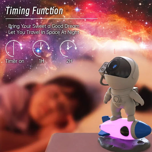 Astronaut Galaxy Projector Night Light